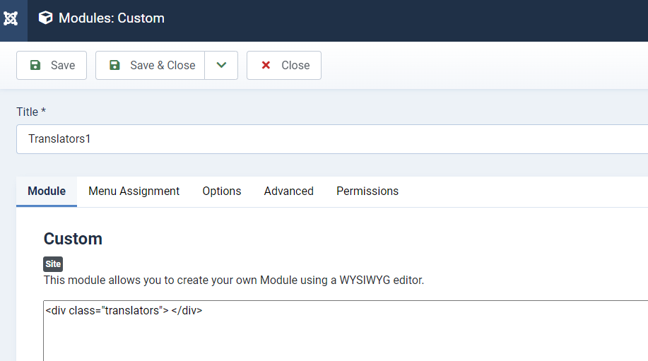 gptranslate modules custom