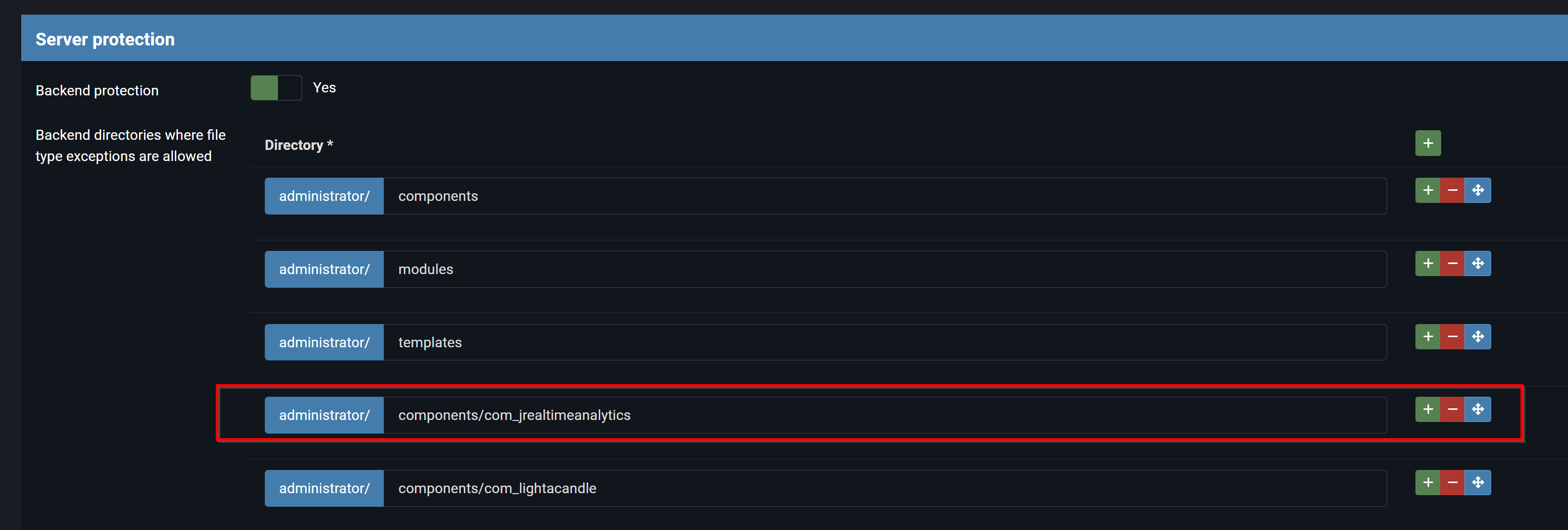 Admin Tools broken htaccess