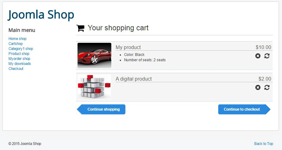 Shopping cart