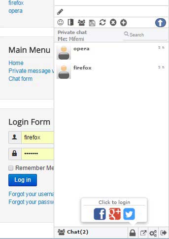 Social login