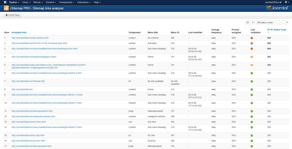 Links Analyzer